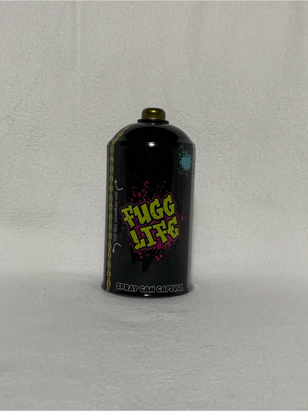 Fugg Life Black Spray Can Capsule Toy - Collectible Playset Accessory